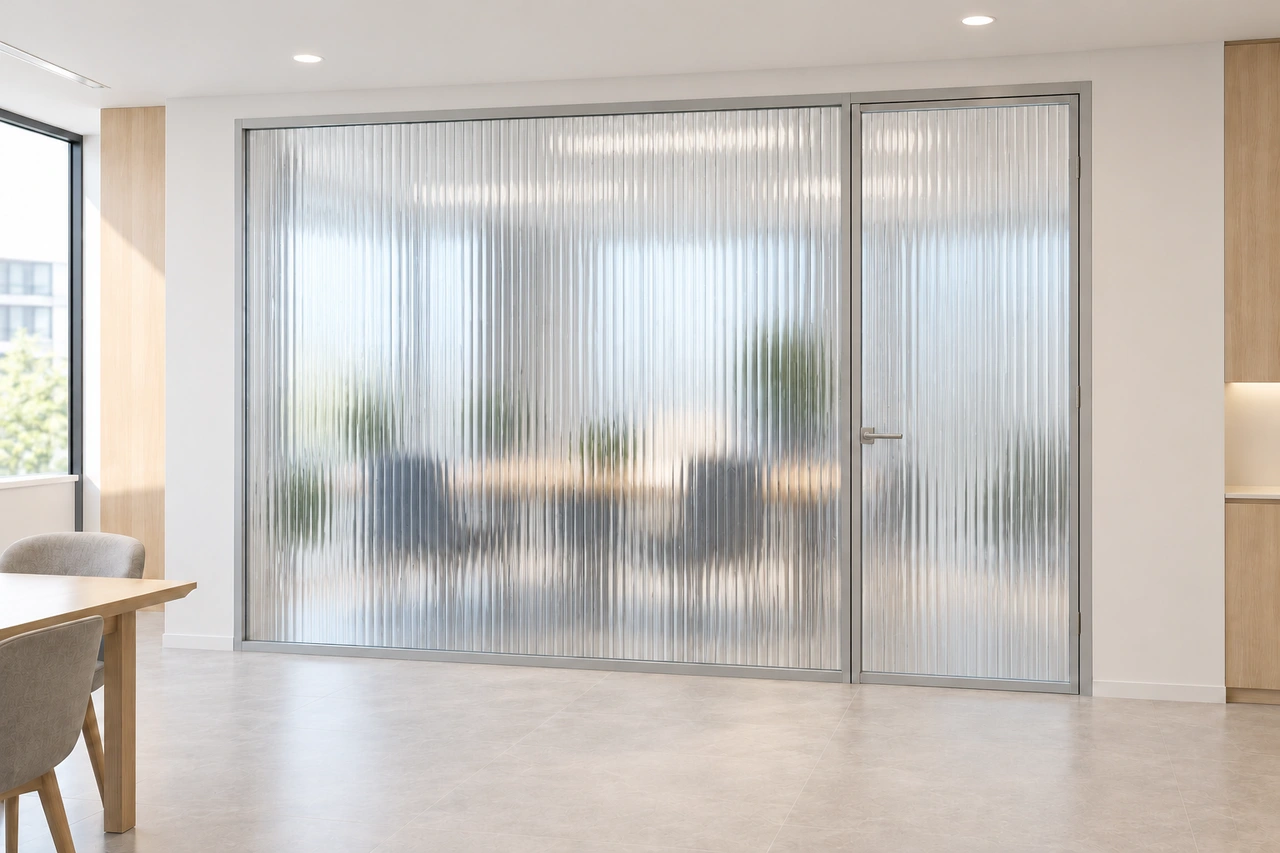 Textured window film
