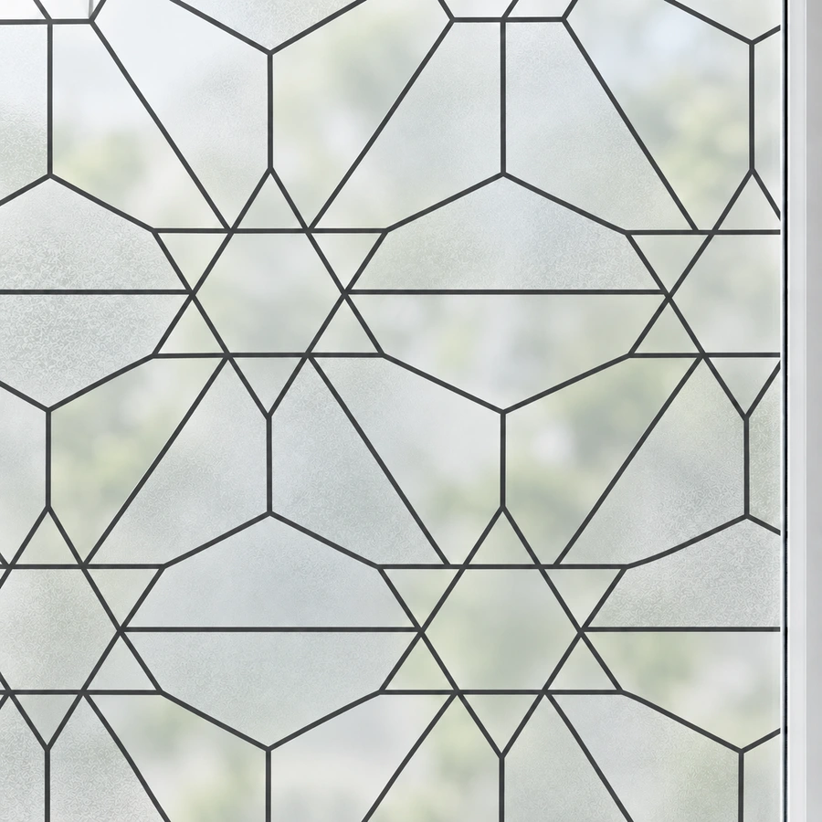 Geometric window film