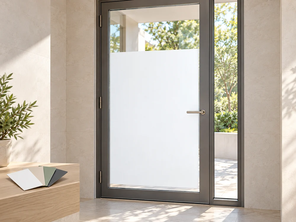 Solid-color window film
