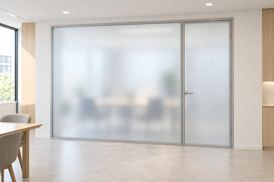 Frosted window film